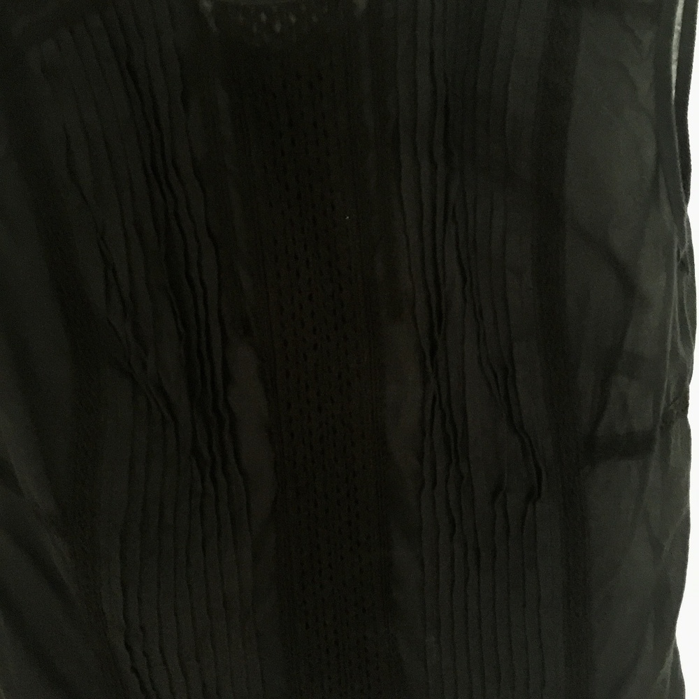 J. Crew Cotton Black Shell Sleeveless Top - Picture 4 of 5